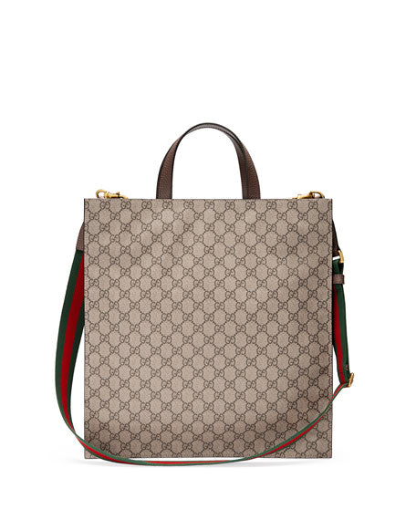 Gucci Soft GG Supreme Tote in Beige