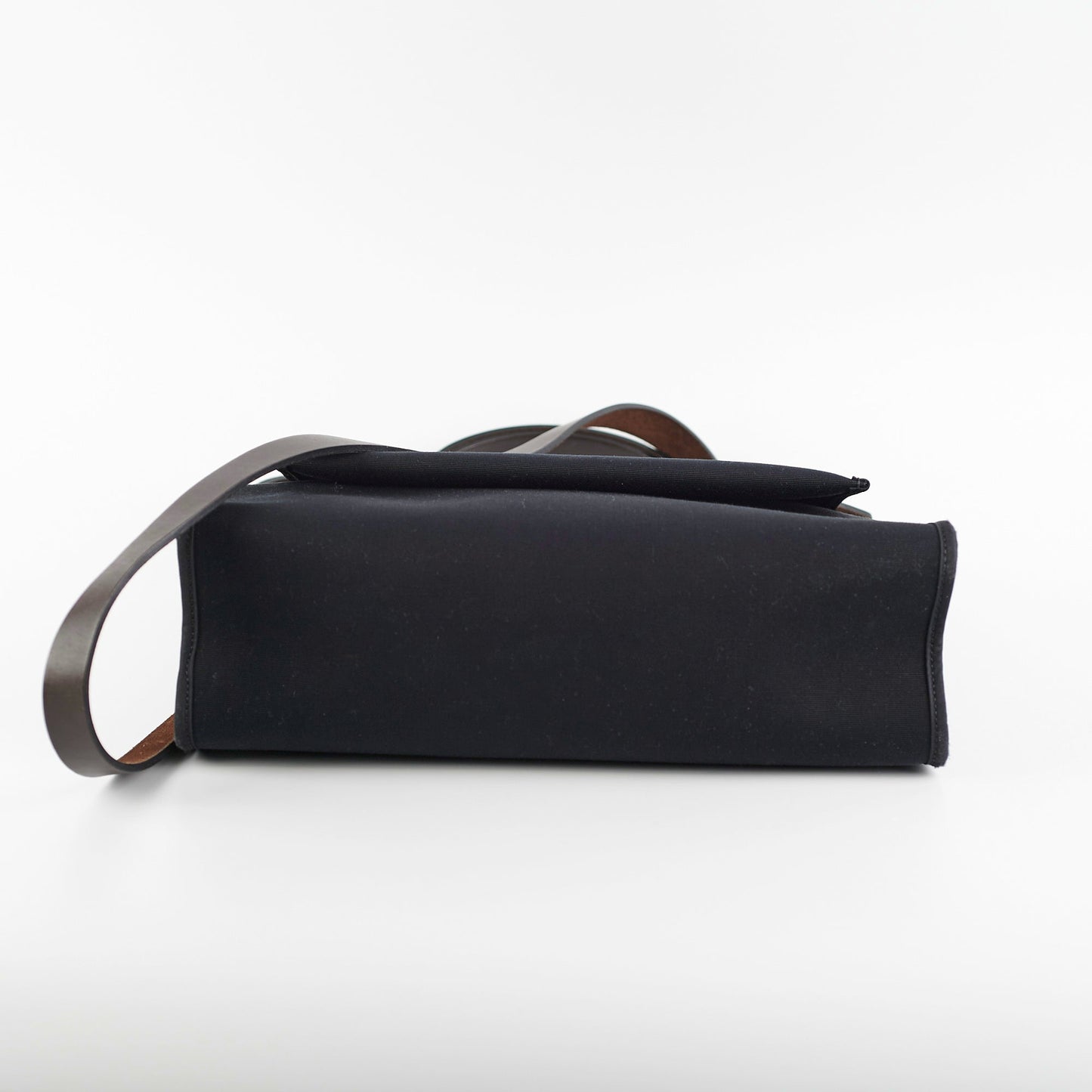 Hermes Herbag 31 Black/Ebene R Square Stamp