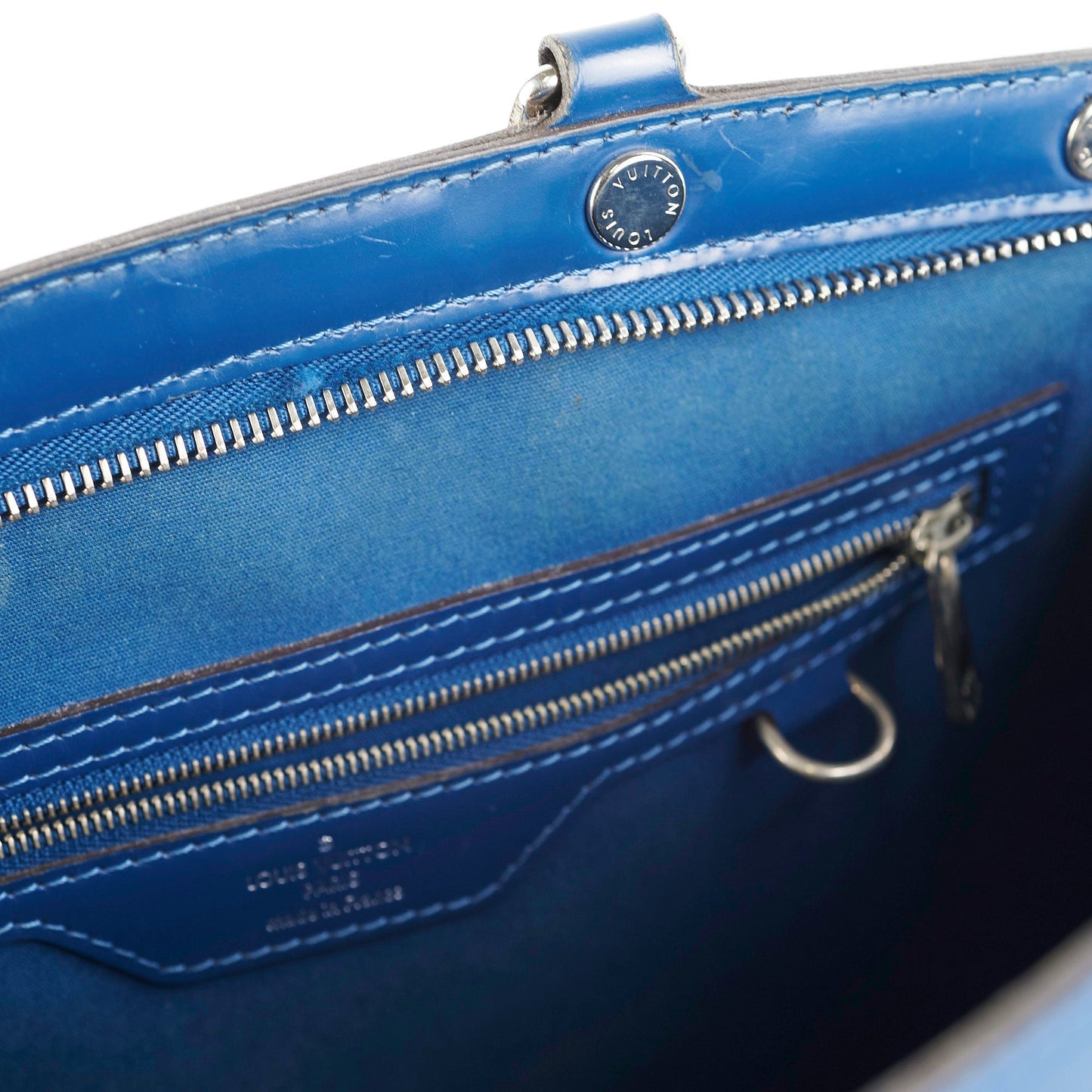 Louis Vuitton Brea Blue Epi MM
