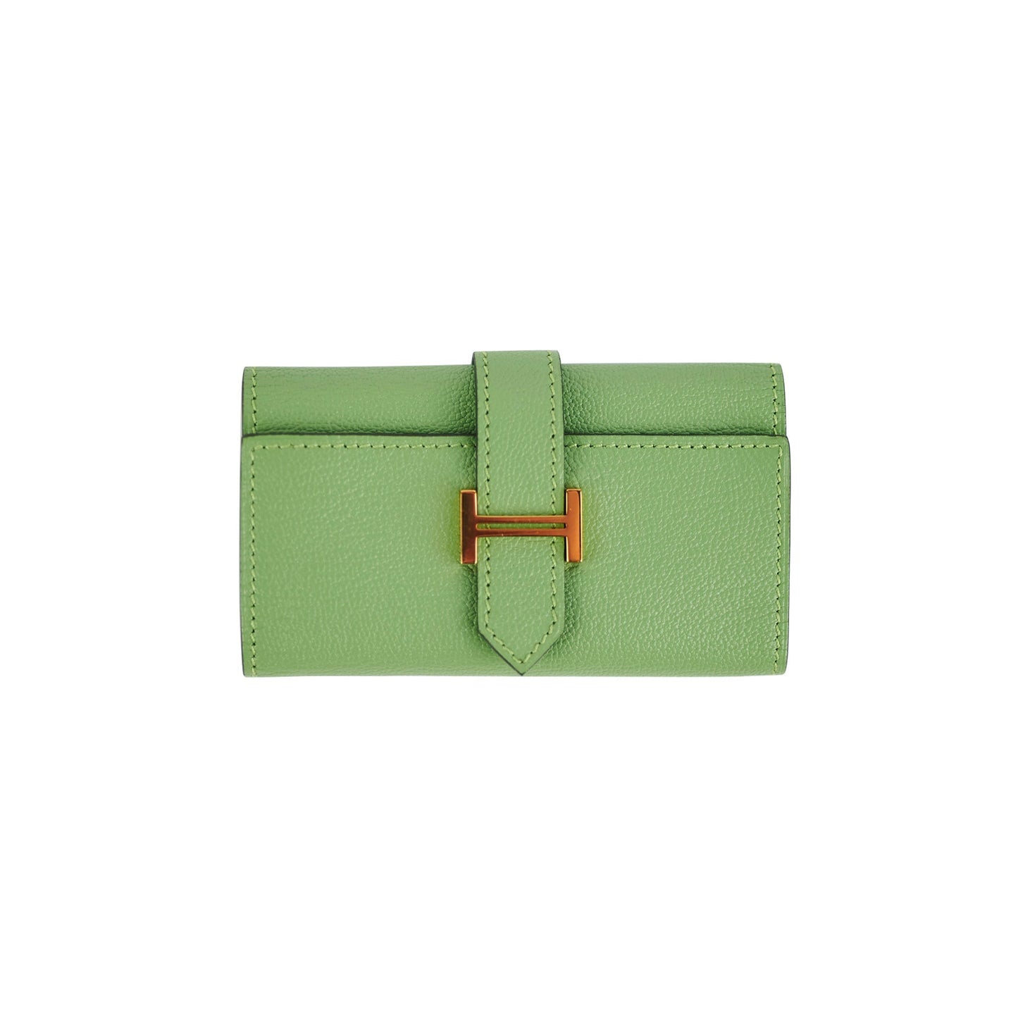 Hermes Vert Criquet Bearn 4 Ring Key Holder