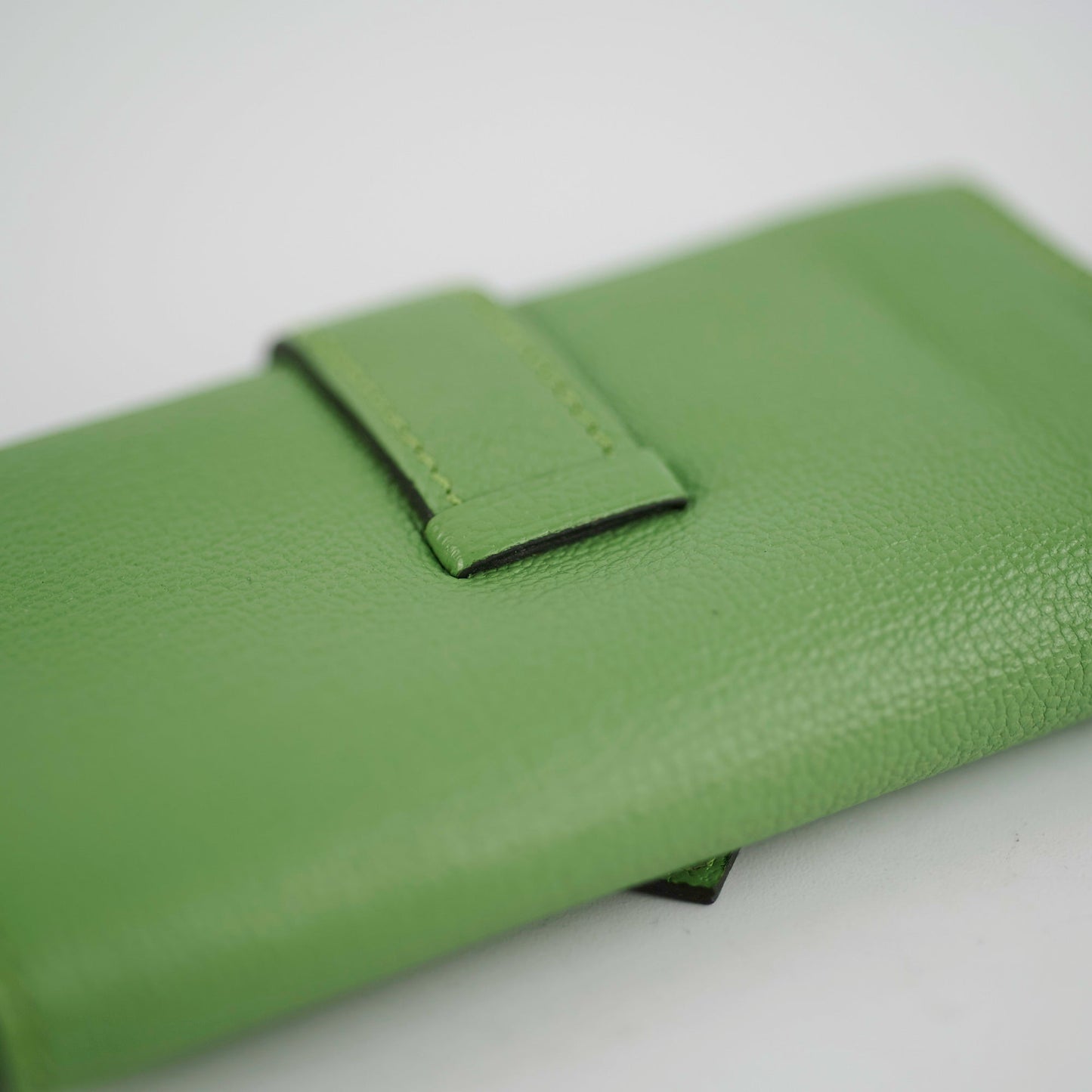 Hermes Vert Criquet Bearn 4 Ring Key Holder