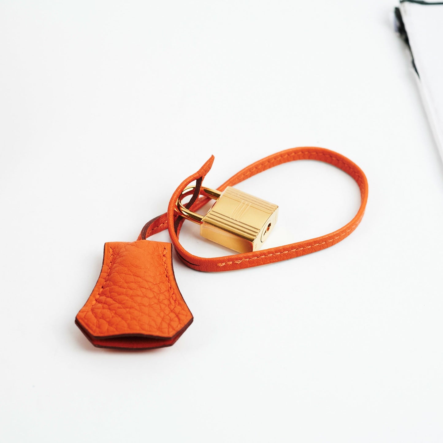 Hermes Birkin 35 Clemence Orange O Square Stamp