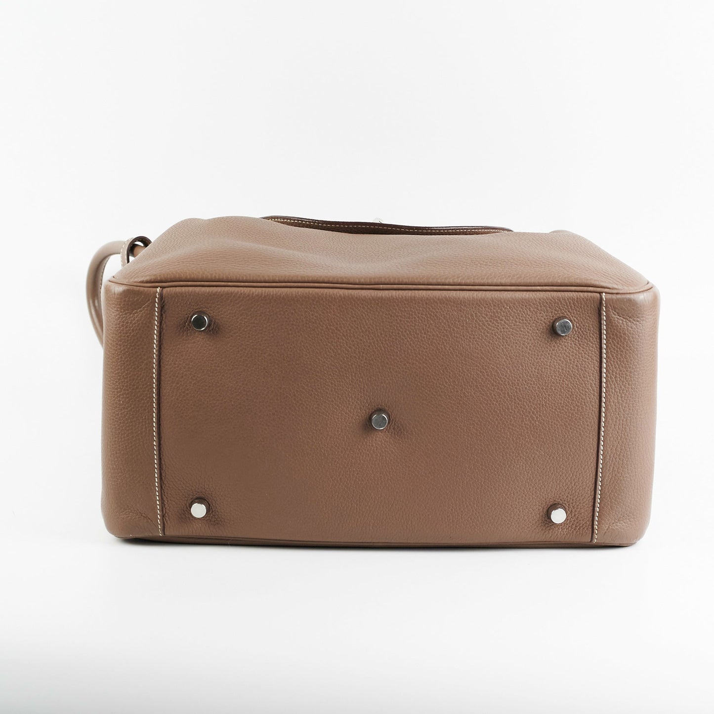 Hermes Lindy 34 Togo Etoupe Square K Stamp (2007)