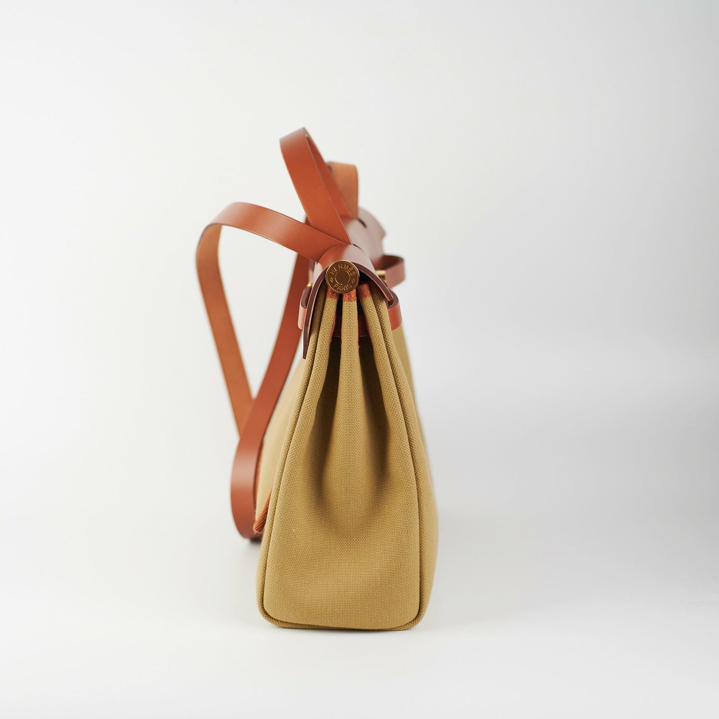 Hermes Herbag 31 Poussiere/Fauve Y stamp