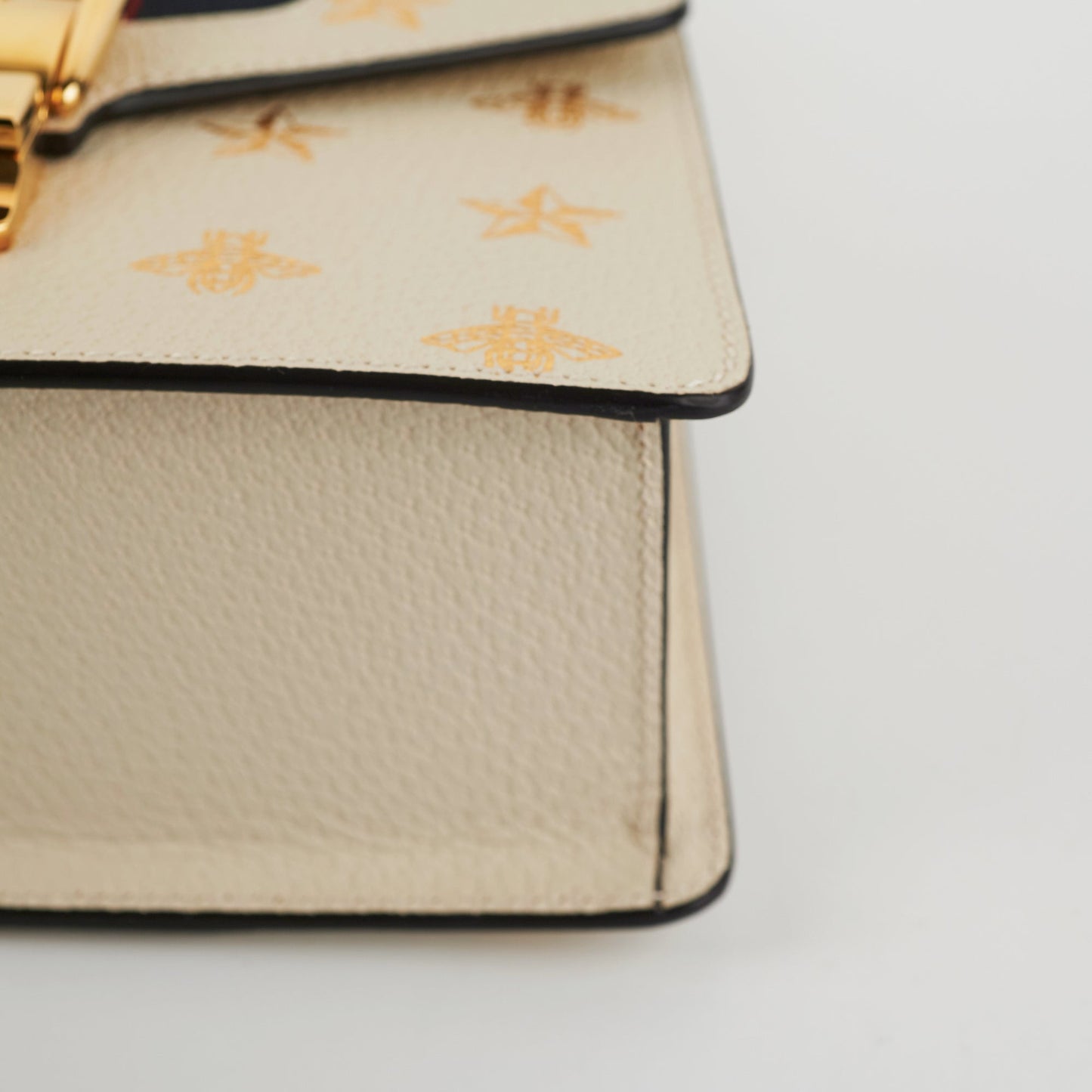 Gucci Sylvie White Mini Top Handle Bag