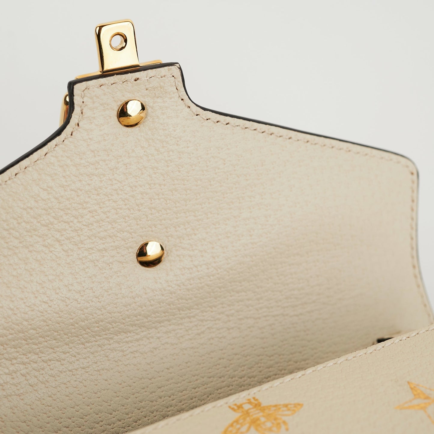 Gucci Sylvie White Mini Top Handle Bag