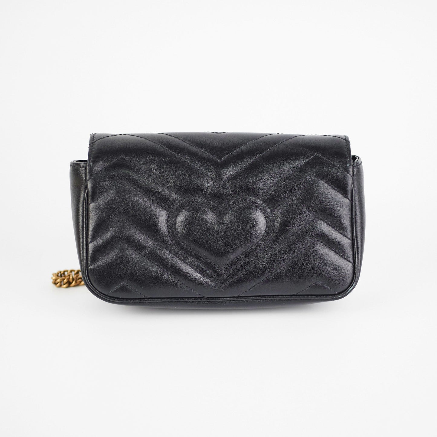 Gucci Black Super Mini Marmont