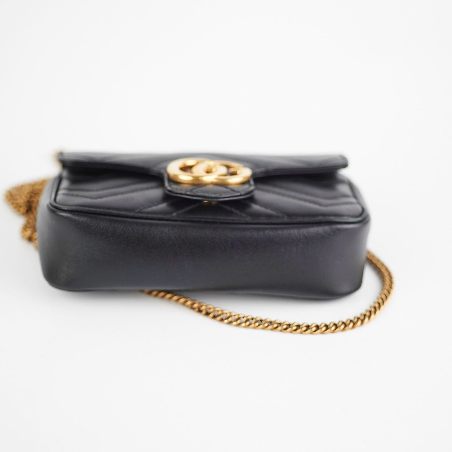 Gucci Black Super Mini Marmont