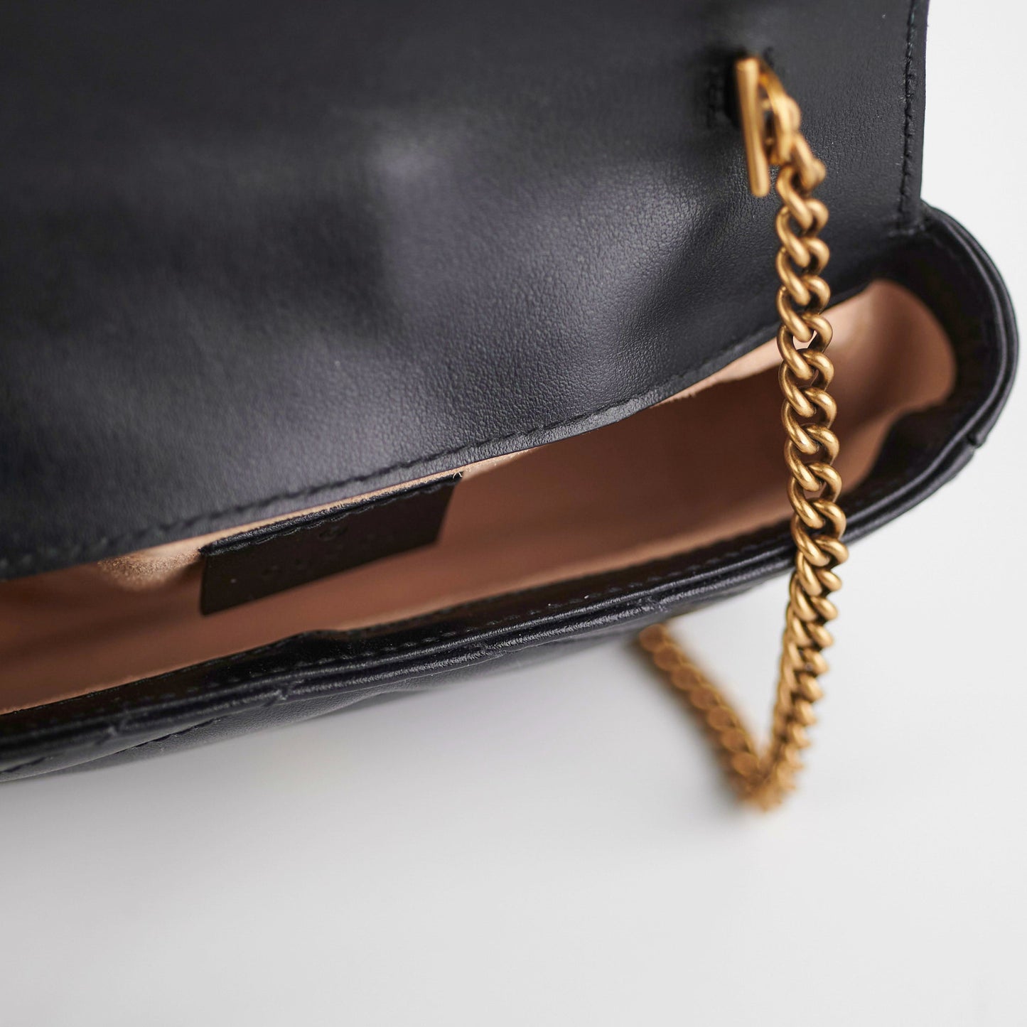 Gucci Black Super Mini Marmont