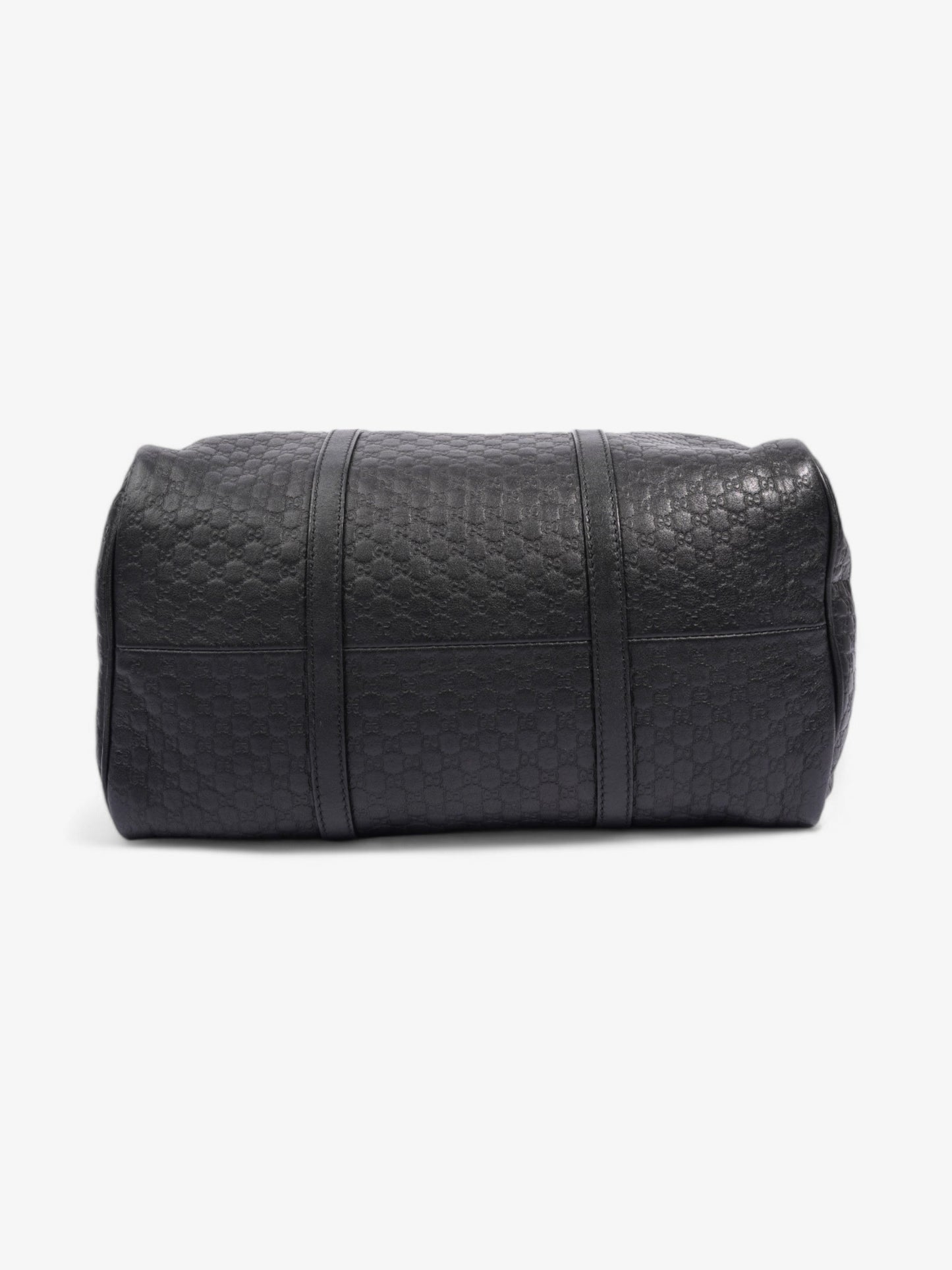 Gucci Boston Bag Microguccissima Black Leather