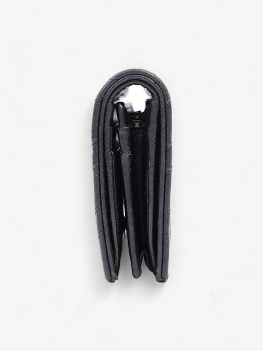 Gucci GG Marmont Card Case Wallet Black Matelasse Leather