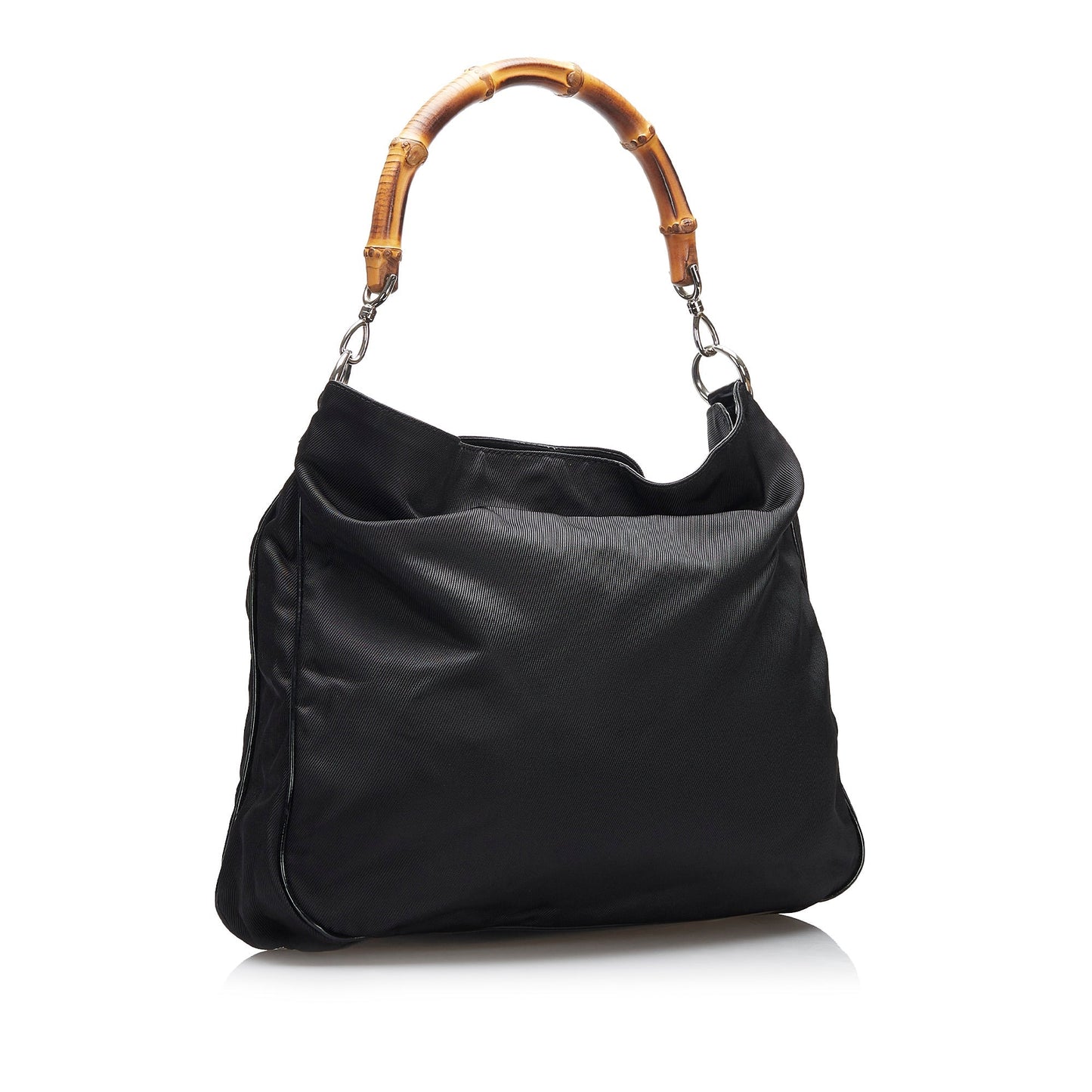 Gucci Bamboo Nylon Satchel