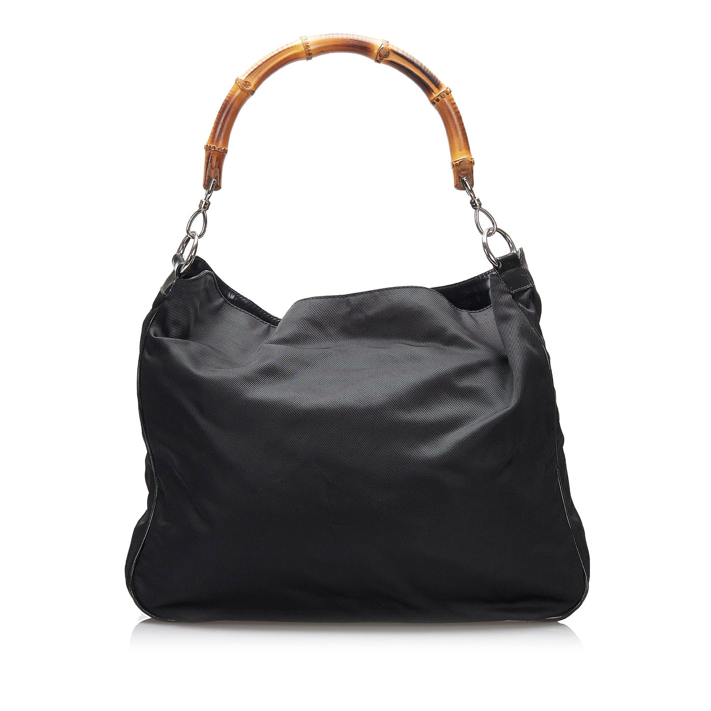 Gucci Bamboo Nylon Satchel