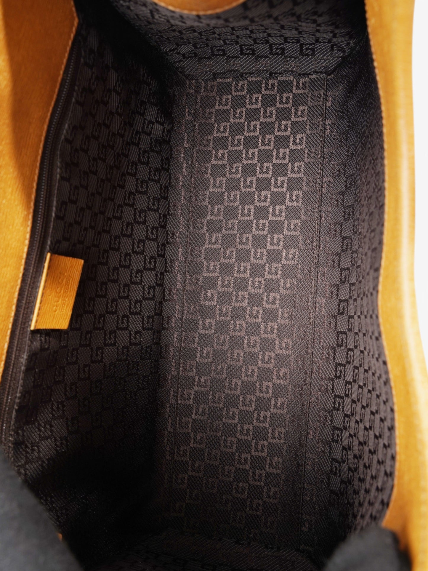Gucci Jackie Dark Yellow Leather