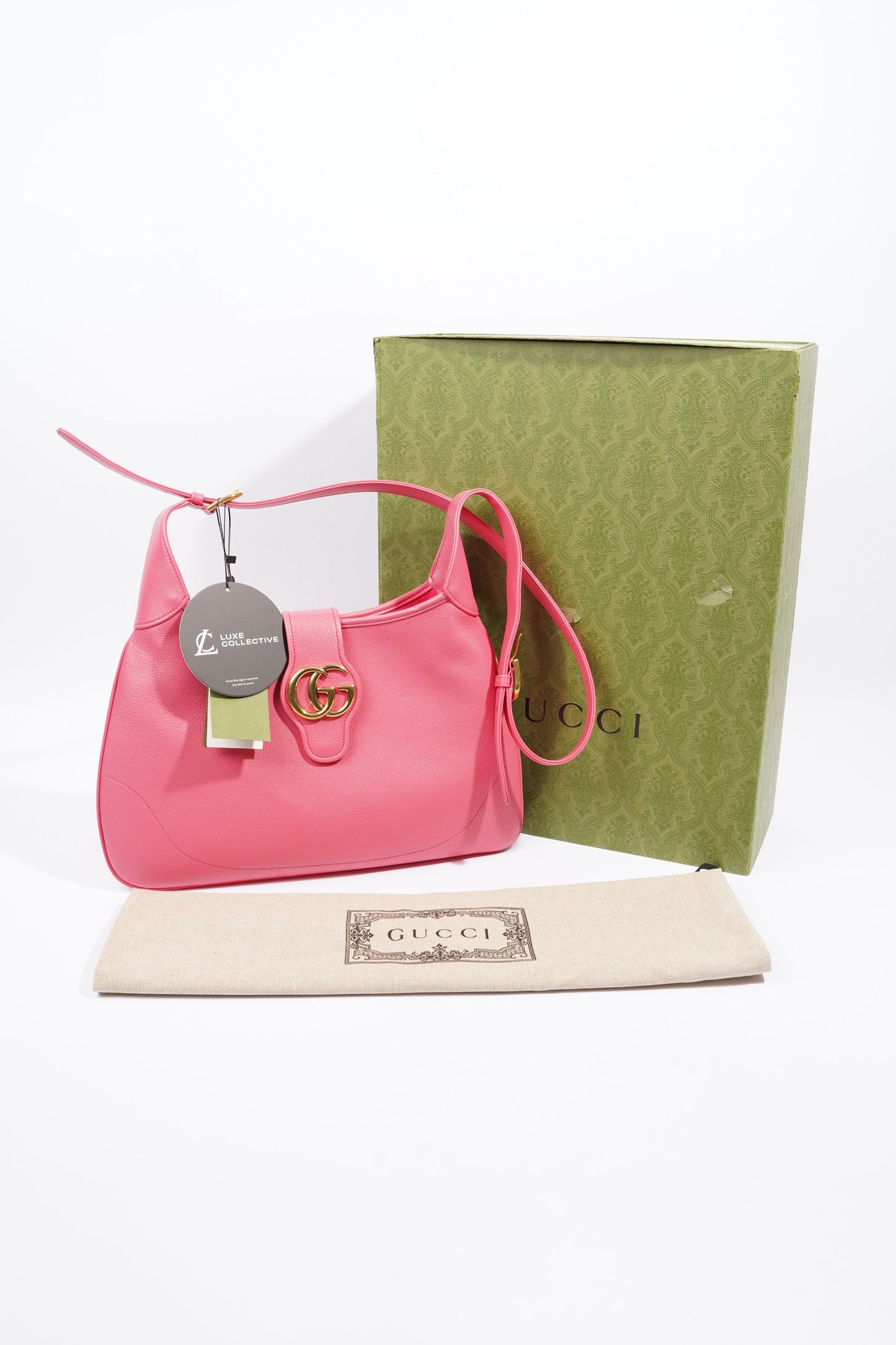 Gucci Aphrodite Pink Leather Medium