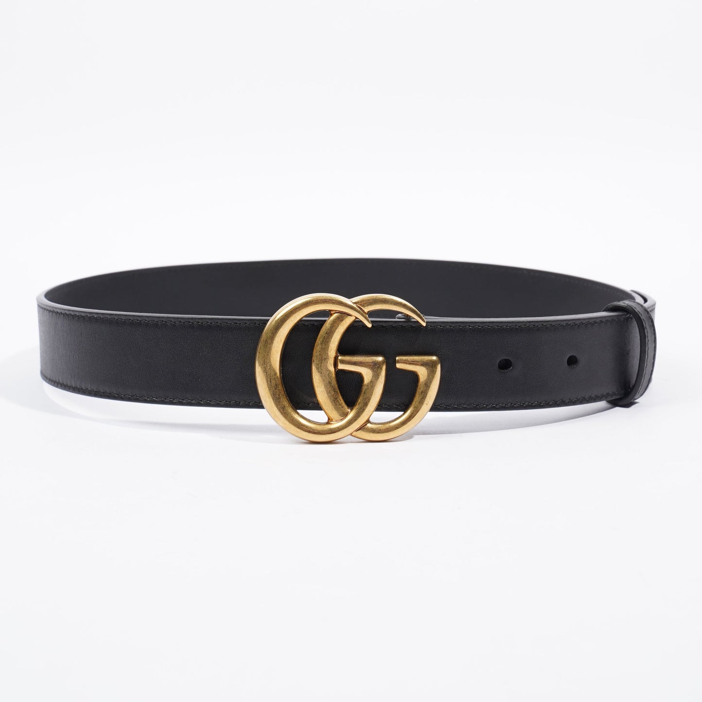 Gucci Marmont Belt Black Leather 70cm 28"