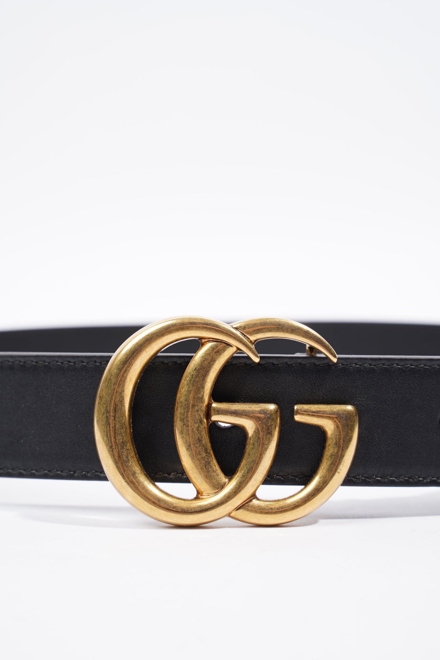 Gucci Marmont Belt Black Leather 70cm 28"