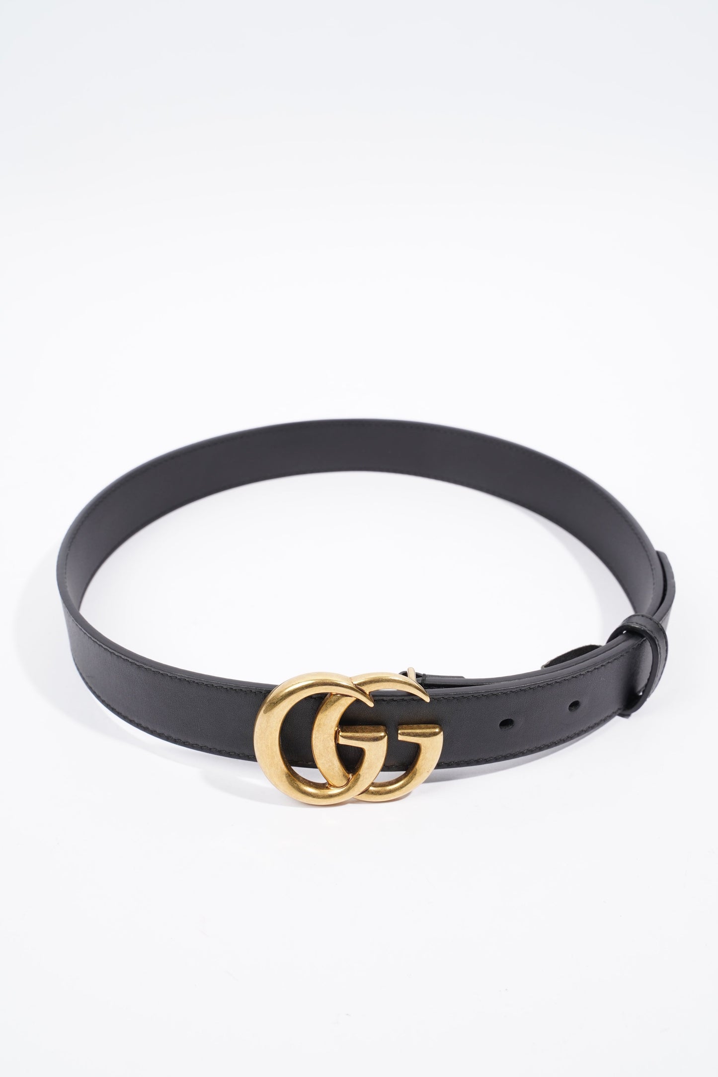 Gucci Marmont Belt Black Leather 70cm 28"