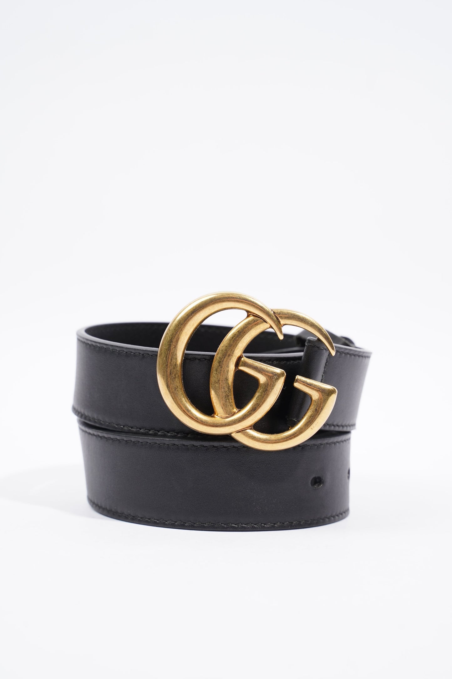 Gucci Marmont Belt Black Leather 70cm 28"