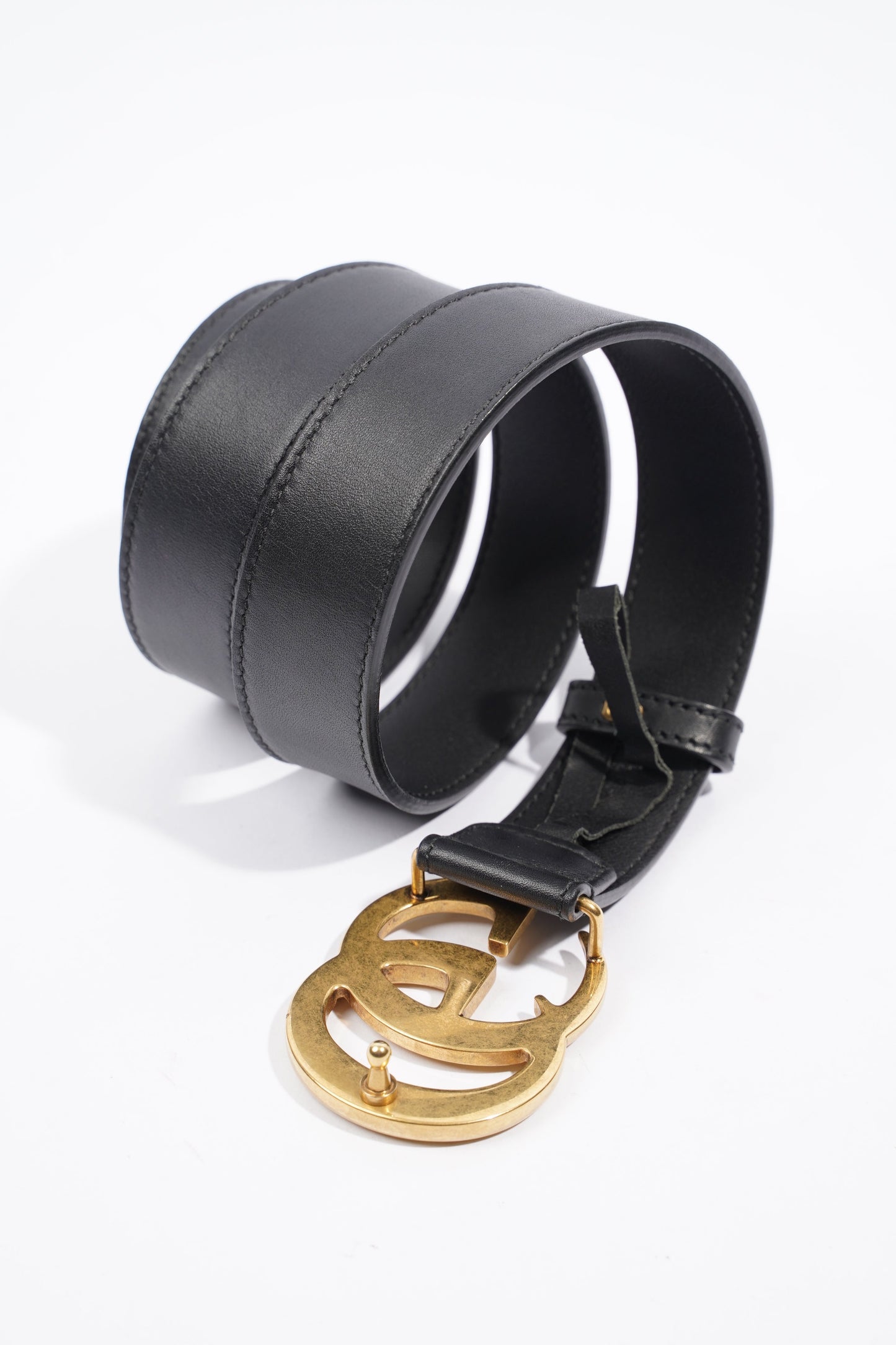 Gucci Marmont Belt Black Leather 70cm 28"