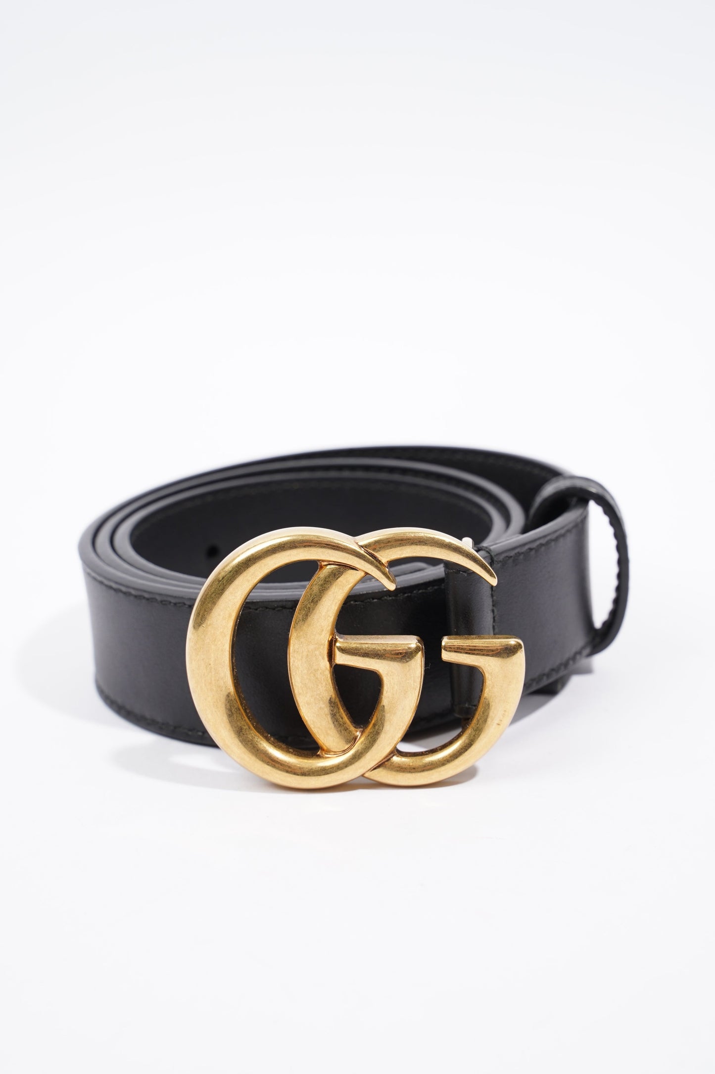 Gucci Marmont Belt Black Leather 70cm 28"