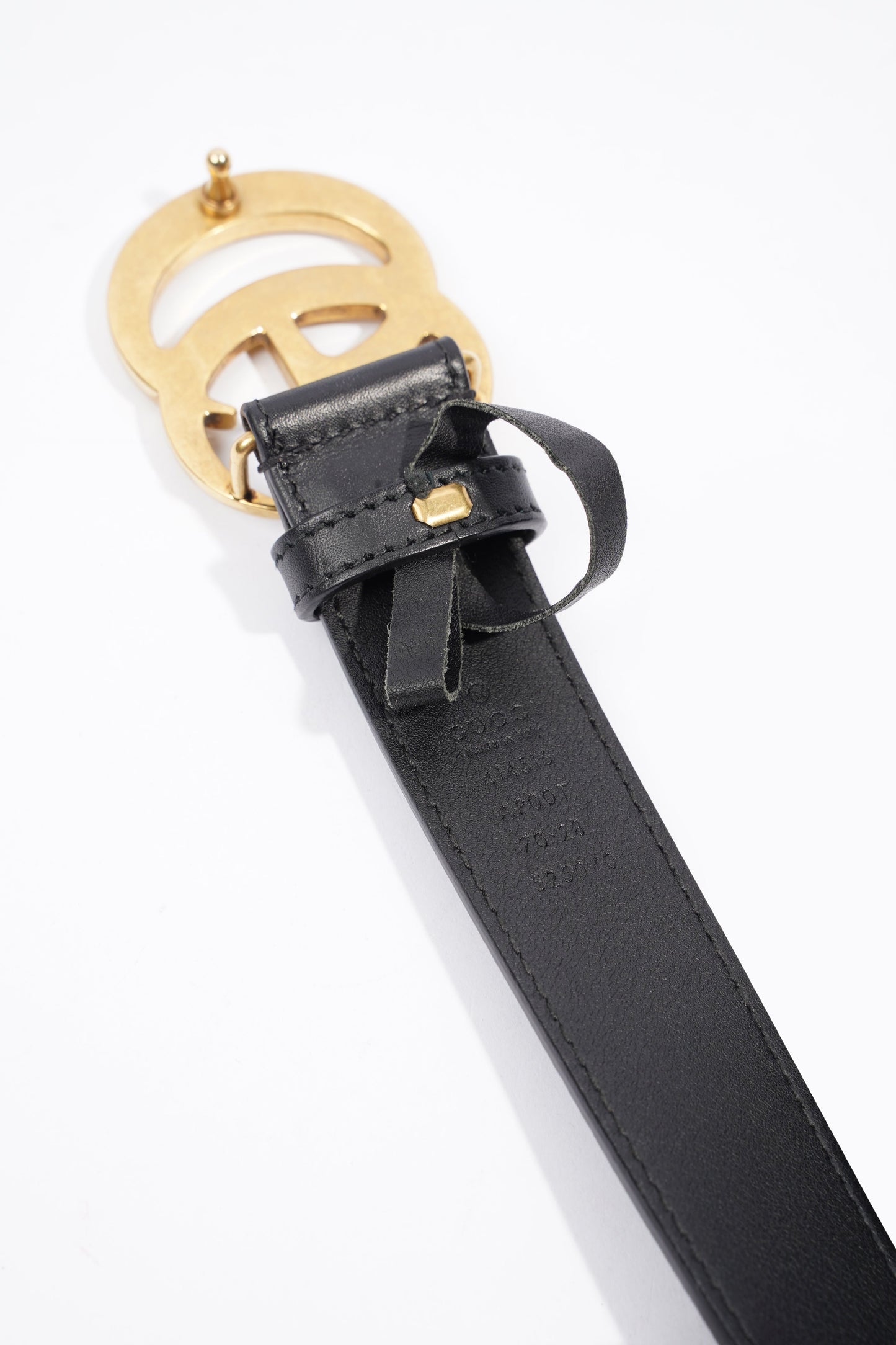 Gucci Marmont Belt Black Leather 70cm 28"