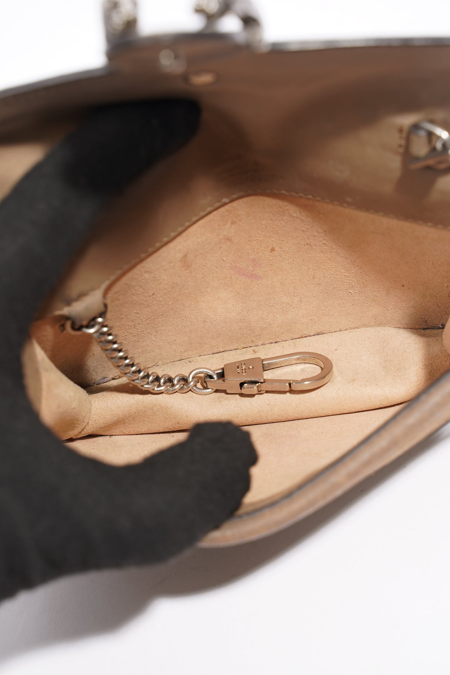 Gucci Dionysus Super Mini Chain Beige And Ebony GG Supreme Coated Canvas