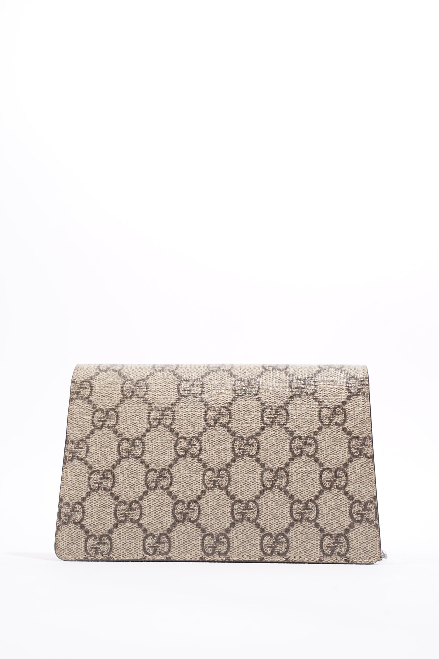 Gucci Dionysus Super Mini Chain Beige And Ebony GG Supreme Coated Canvas