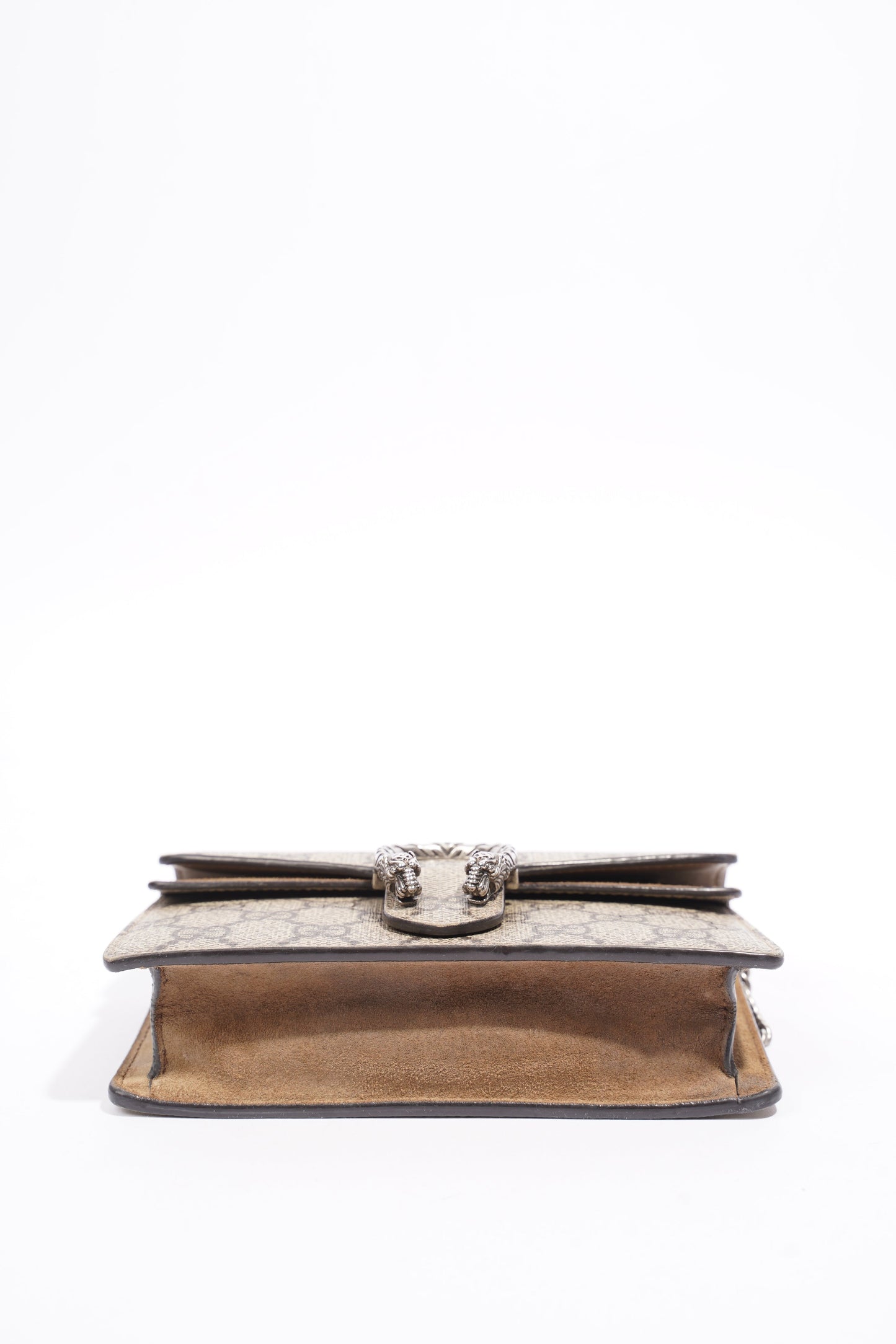 Gucci Dionysus Super Mini Chain Beige And Ebony GG Supreme Coated Canvas