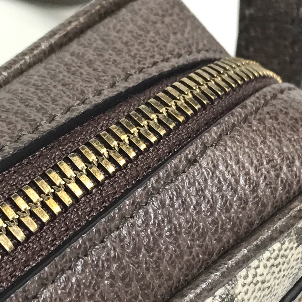 GUCCI Shoulder Bag 680128 GG Supreme Canvas Beige x brown GG BB logo Hacker camera bag Women Secondhand