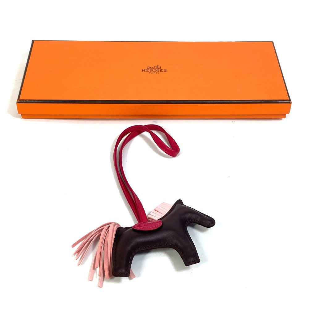 HERMES Bag charm Anyo Miro Brown Rodeo PM