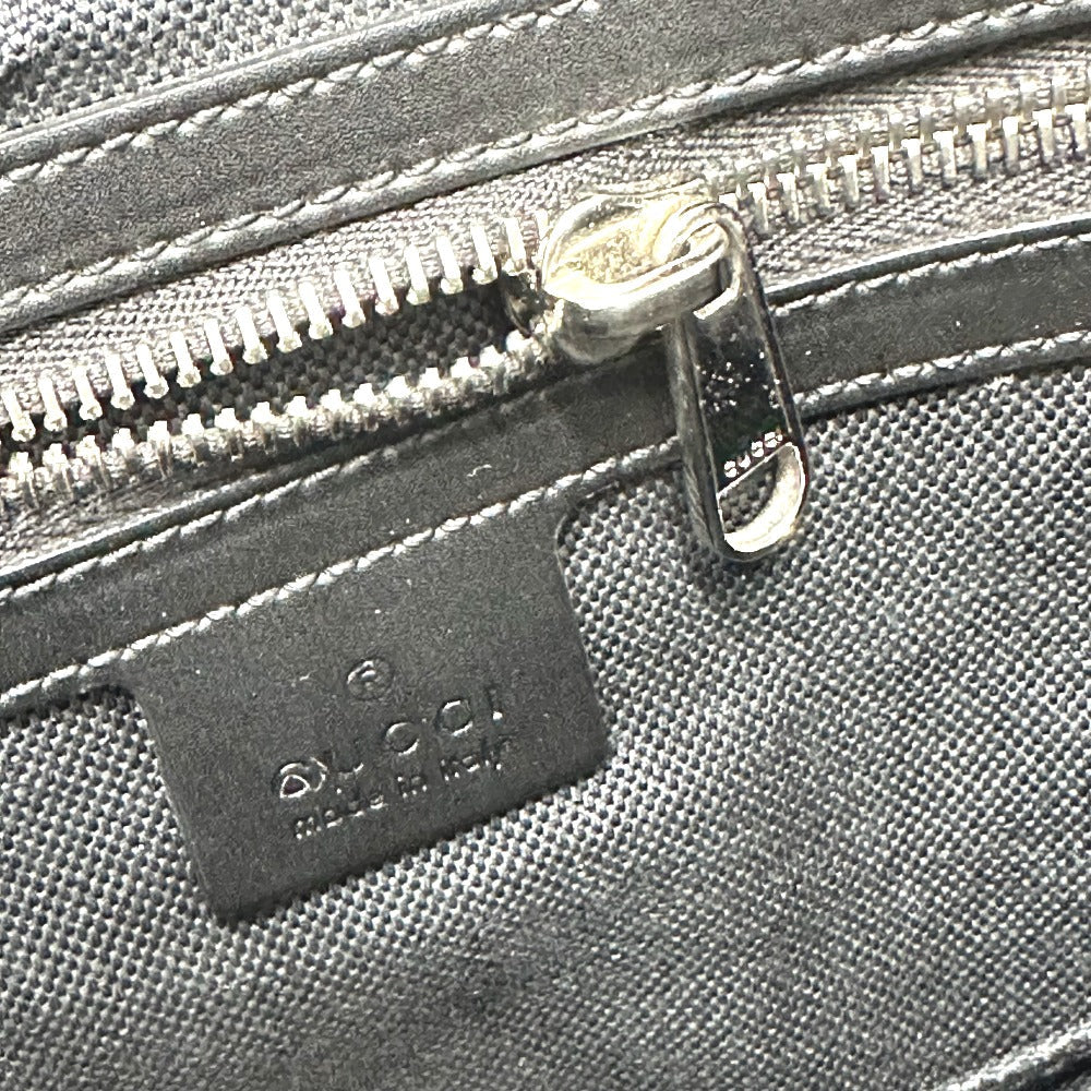 GUCCI Shoulder Bag 474137 GG Supreme Canvas black Bag GG Messenger mens Used