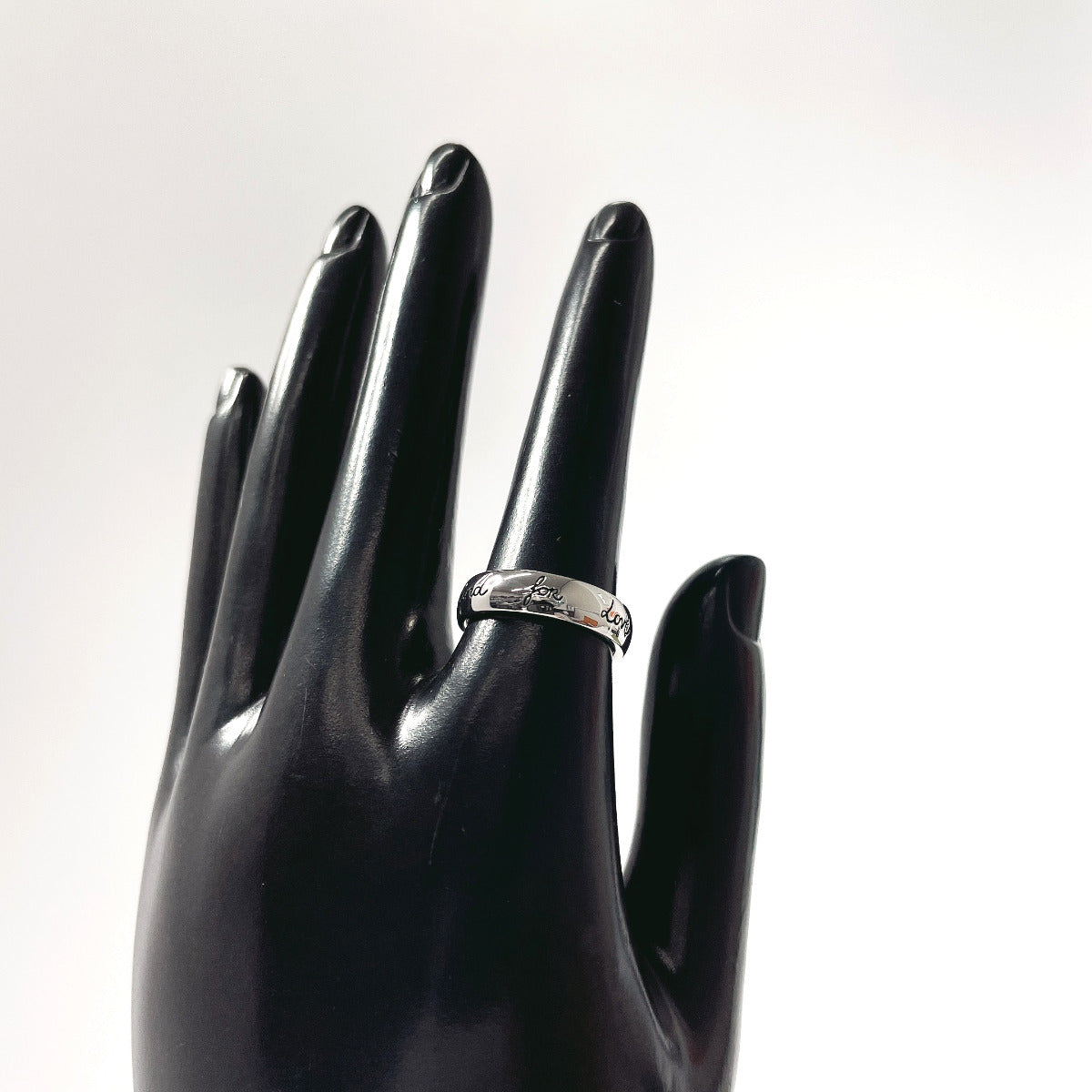 GUCCI Ring Silver925 Silver Blind for Love Women Used