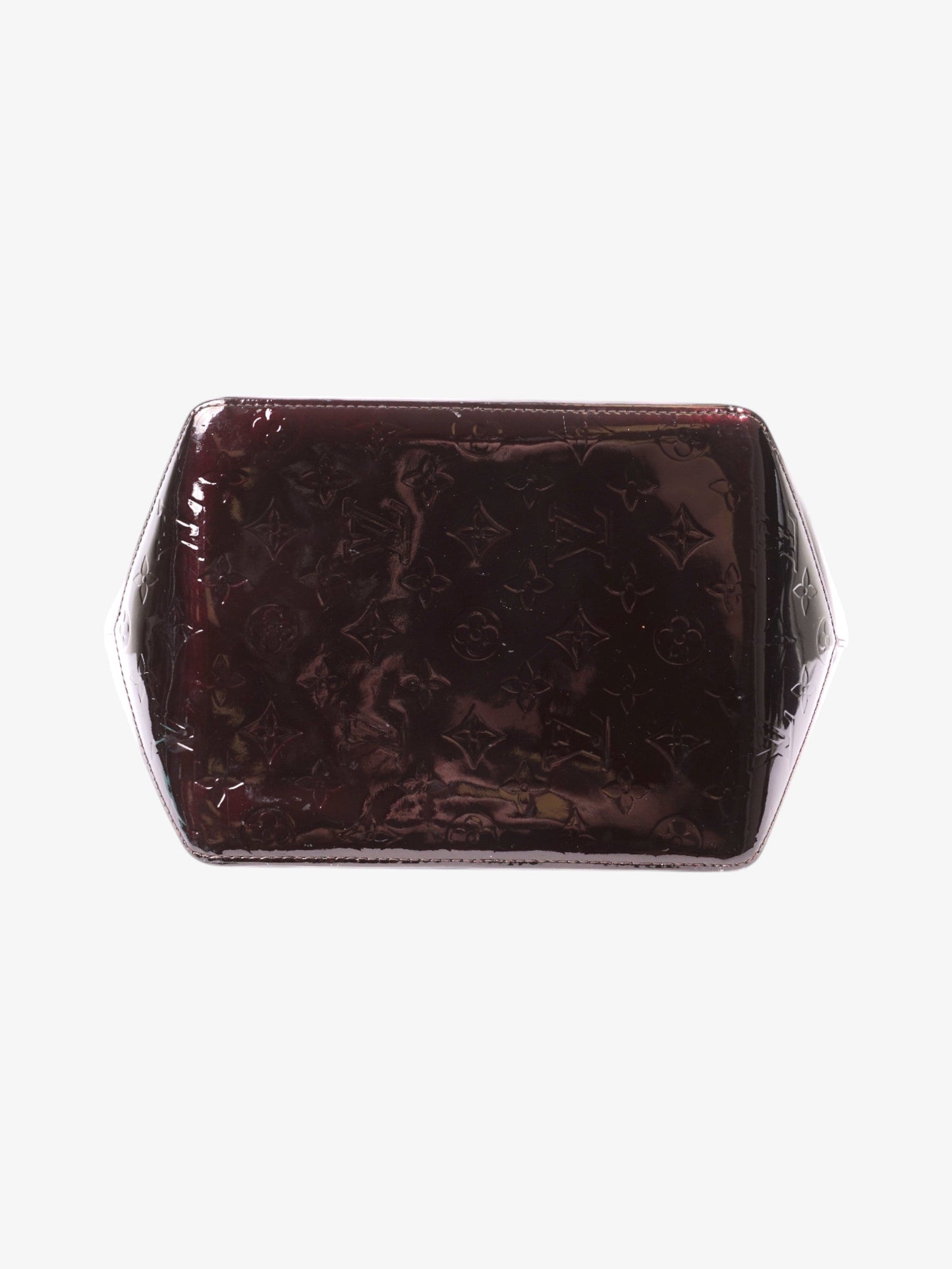 Louis Vuitton Bellevue Monogram Vernis / Amarante Vernis Leather PM