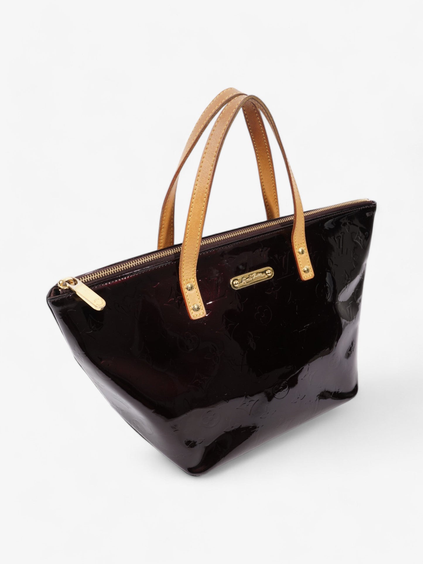 Louis Vuitton Bellevue Monogram Vernis / Amarante Vernis Leather PM