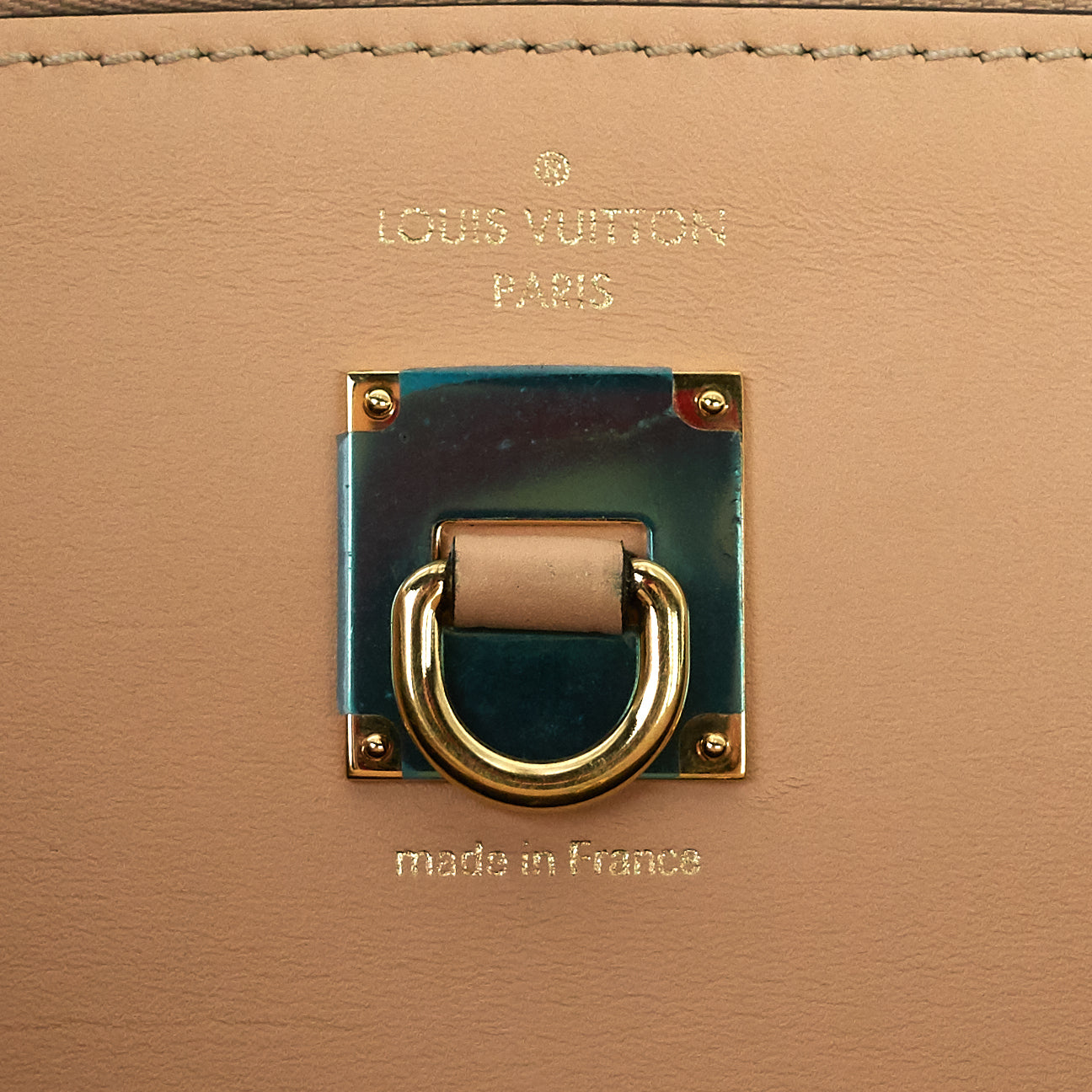 LOUIS VUITTON City Steamer MM Black Creme Bourgogne Calfskin Tote Bag