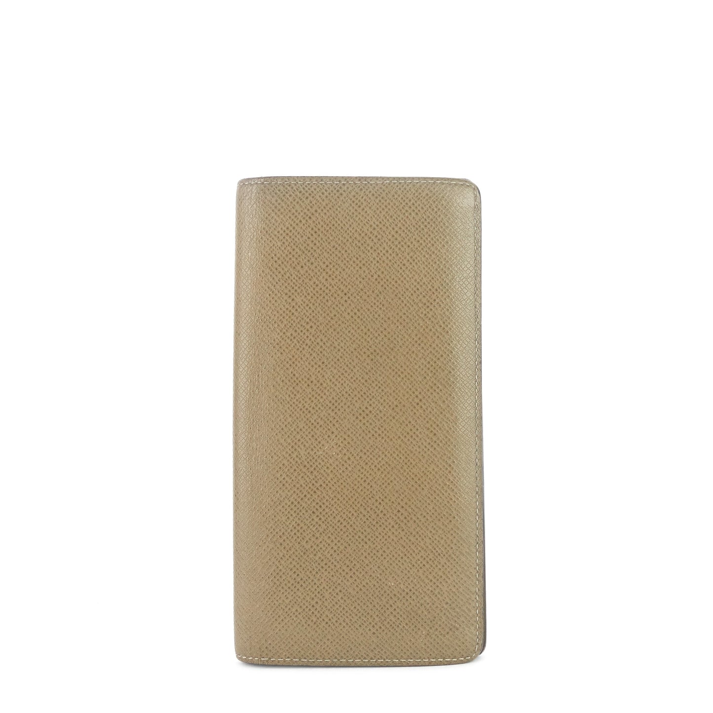 LOUIS VUITTON Brazza Taiga Leather Wallet