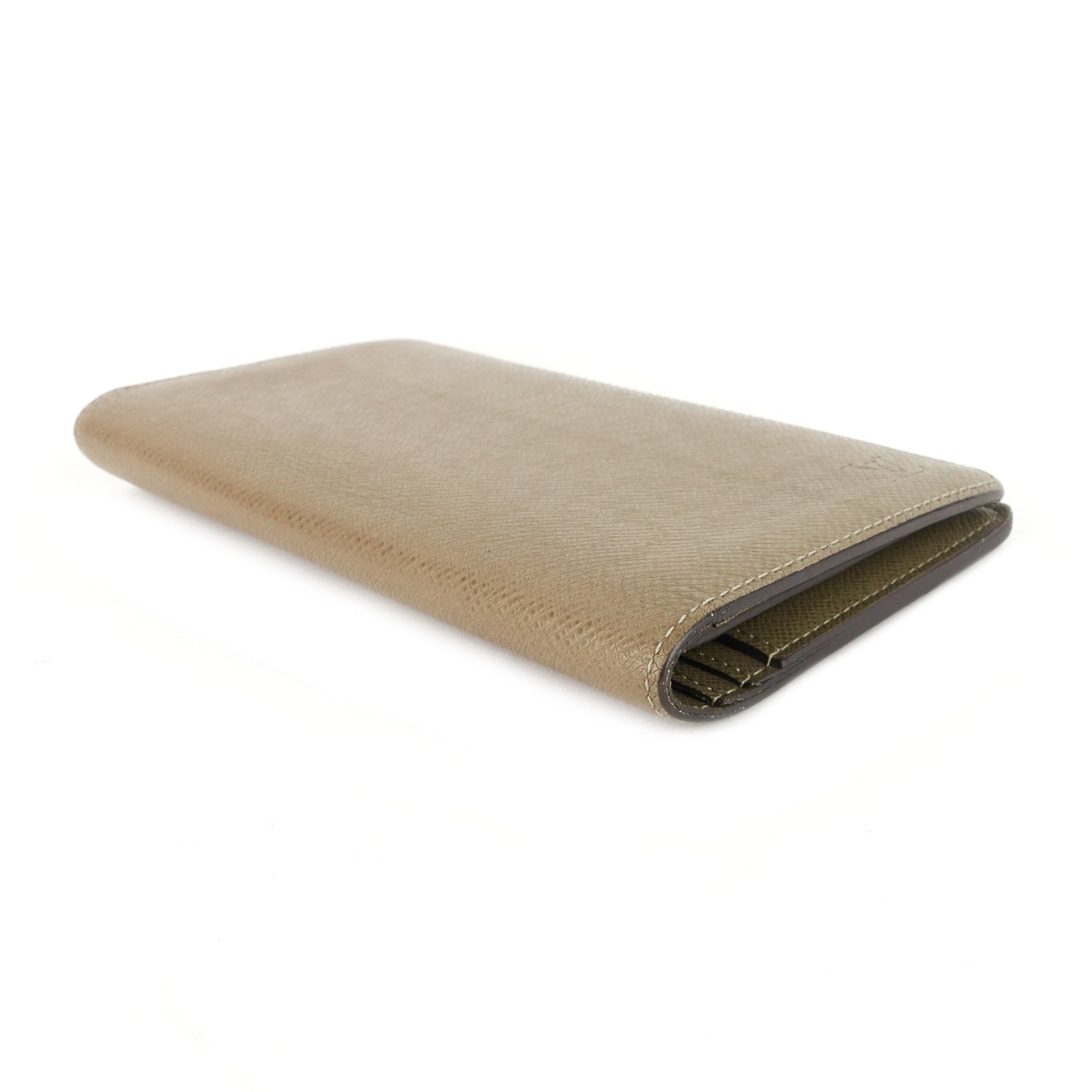 LOUIS VUITTON Brazza Taiga Leather Wallet