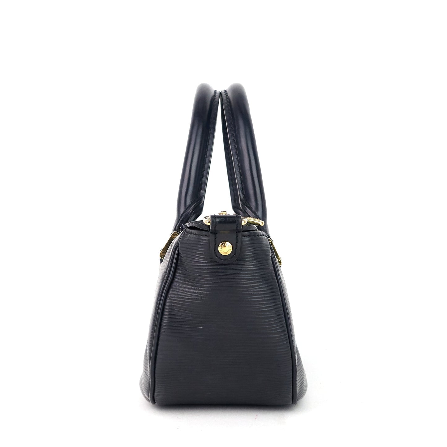 LOUIS VUITTON Dhanura Black Epi Leather Handbag