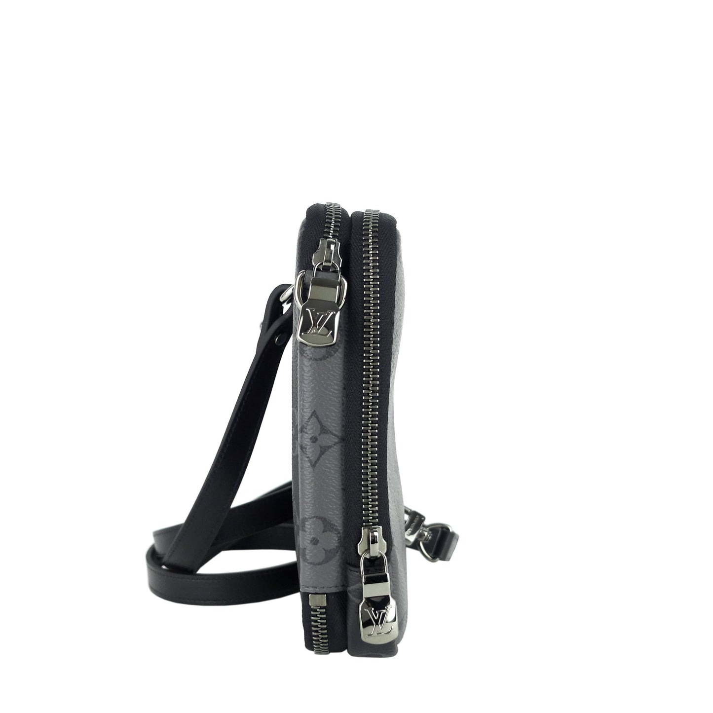 LOUIS VUITTON Double Phone Eclipse Reverse Canvas Pouch