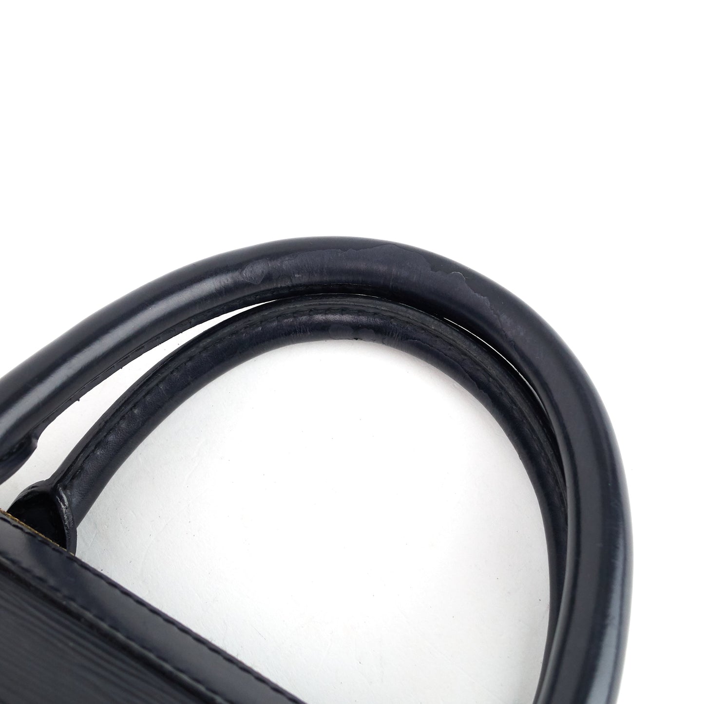 LOUIS VUITTON Dhanura Black Epi Leather Handbag