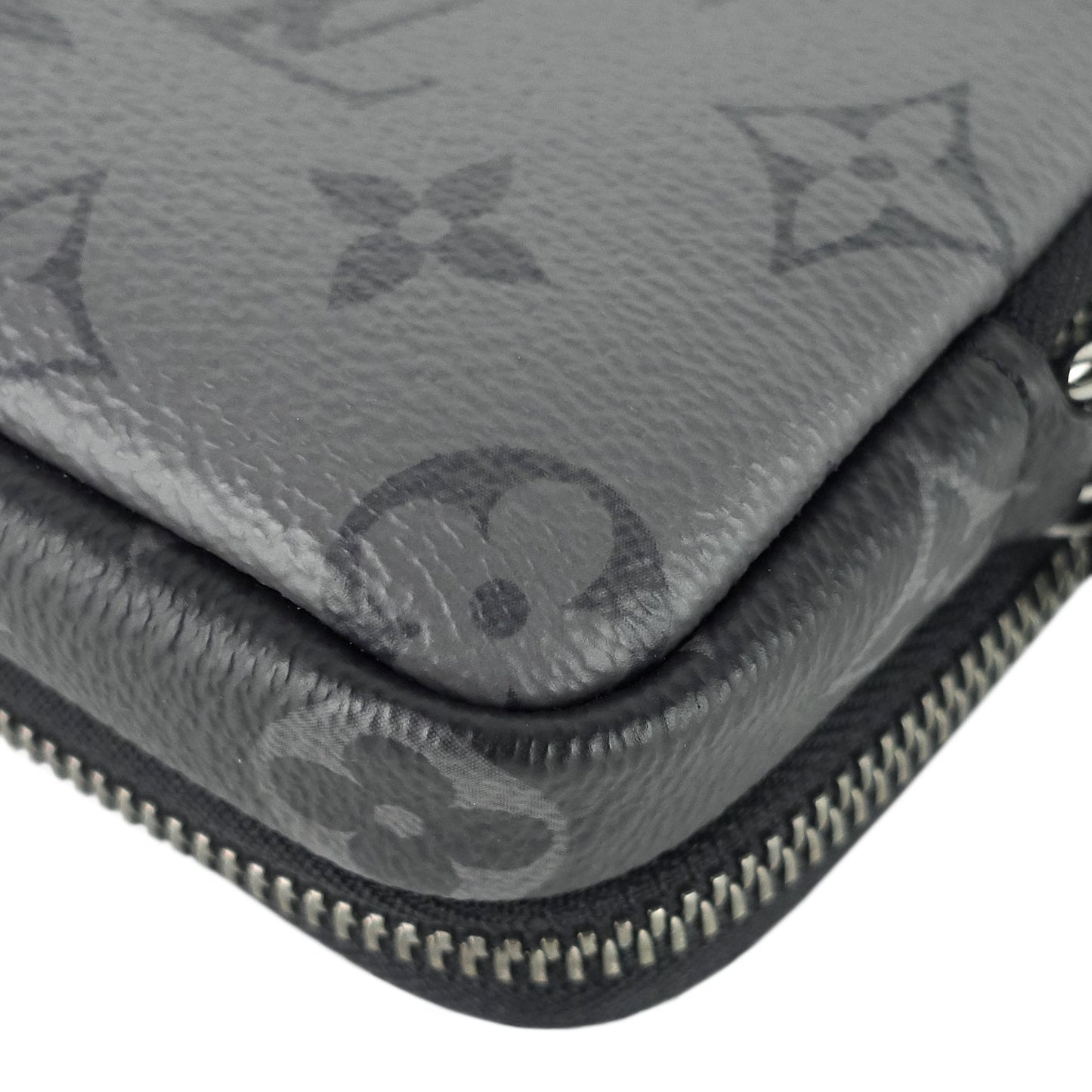 LOUIS VUITTON Double Phone Eclipse Reverse Canvas Pouch