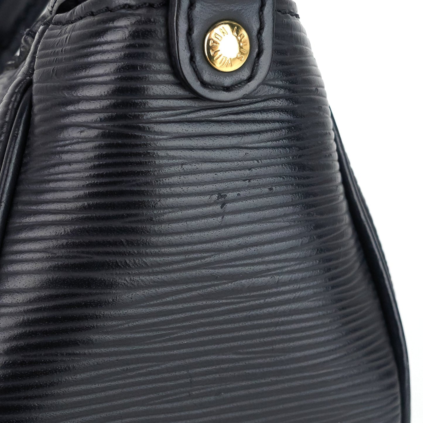 LOUIS VUITTON Dhanura Black Epi Leather Handbag