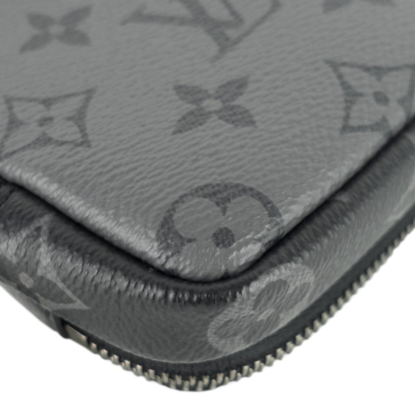 LOUIS VUITTON Double Phone Eclipse Reverse Canvas Pouch