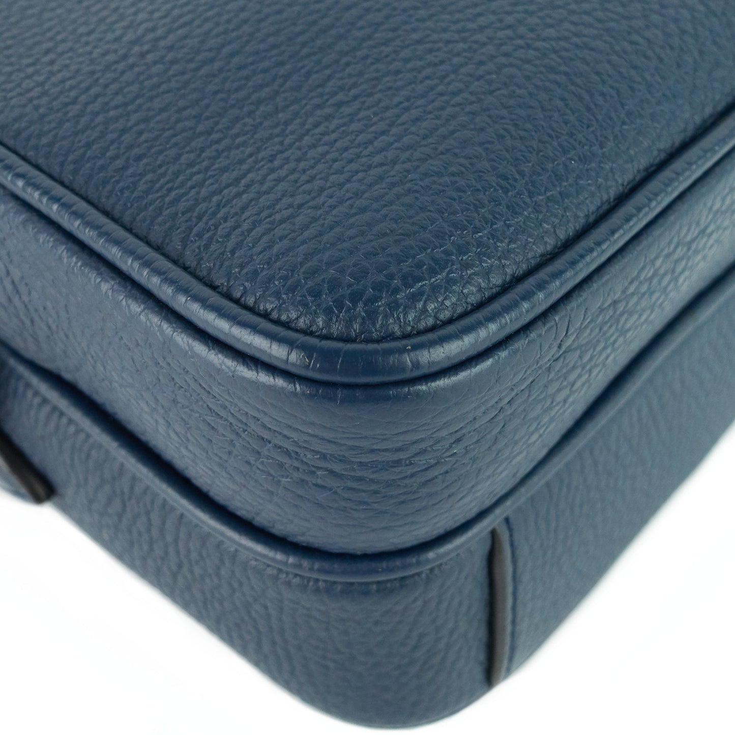 LOUIS VUITTON Amazone Blue Taurillon Leather Crossbody Bag