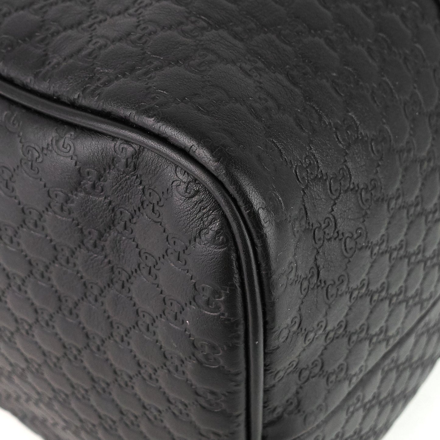 Joy Medium Boston Microguccissima Leather Bag
