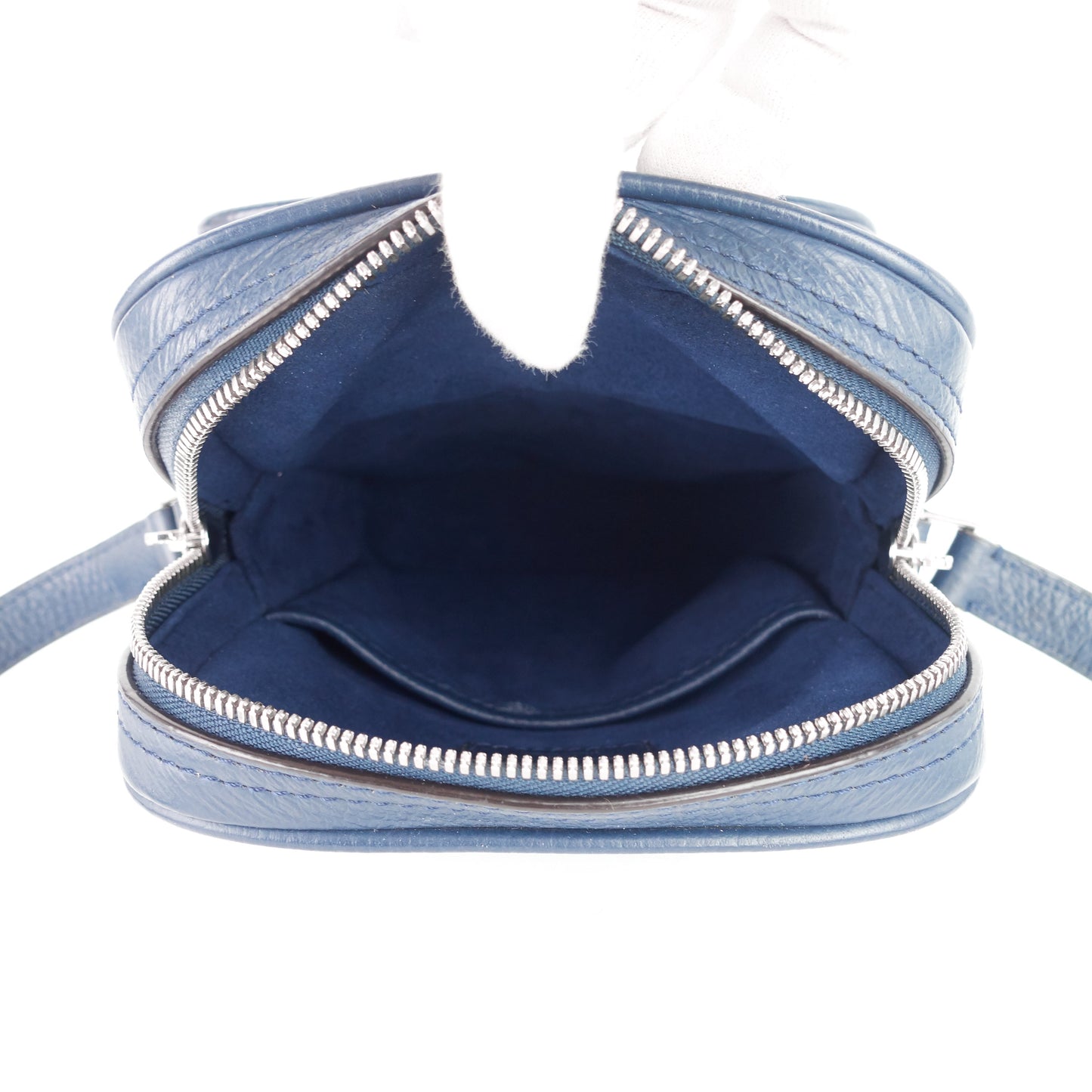 LOUIS VUITTON Amazone Blue Taurillon Leather Crossbody Bag