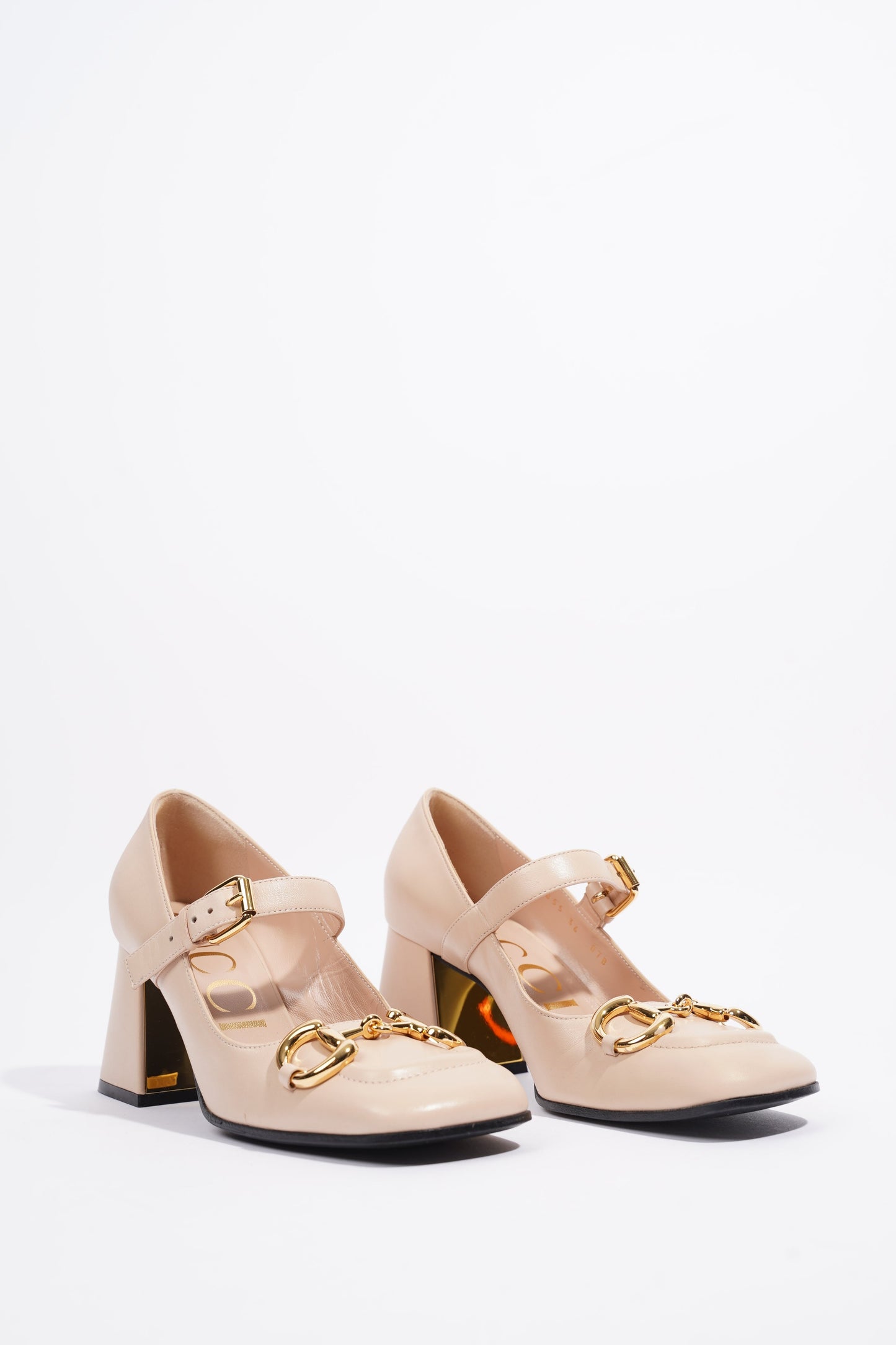 Gucci Horsebit Pump Nude Leather EU 36 UK 3