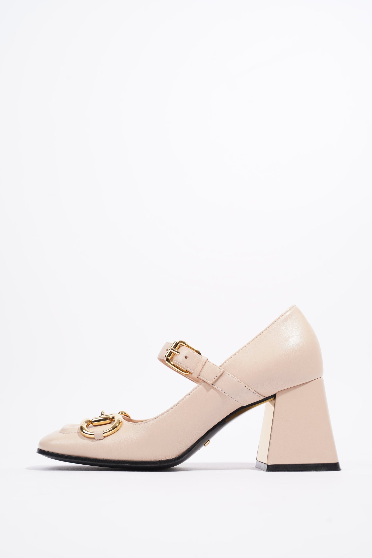 Gucci Horsebit Pump Nude Leather EU 36 UK 3