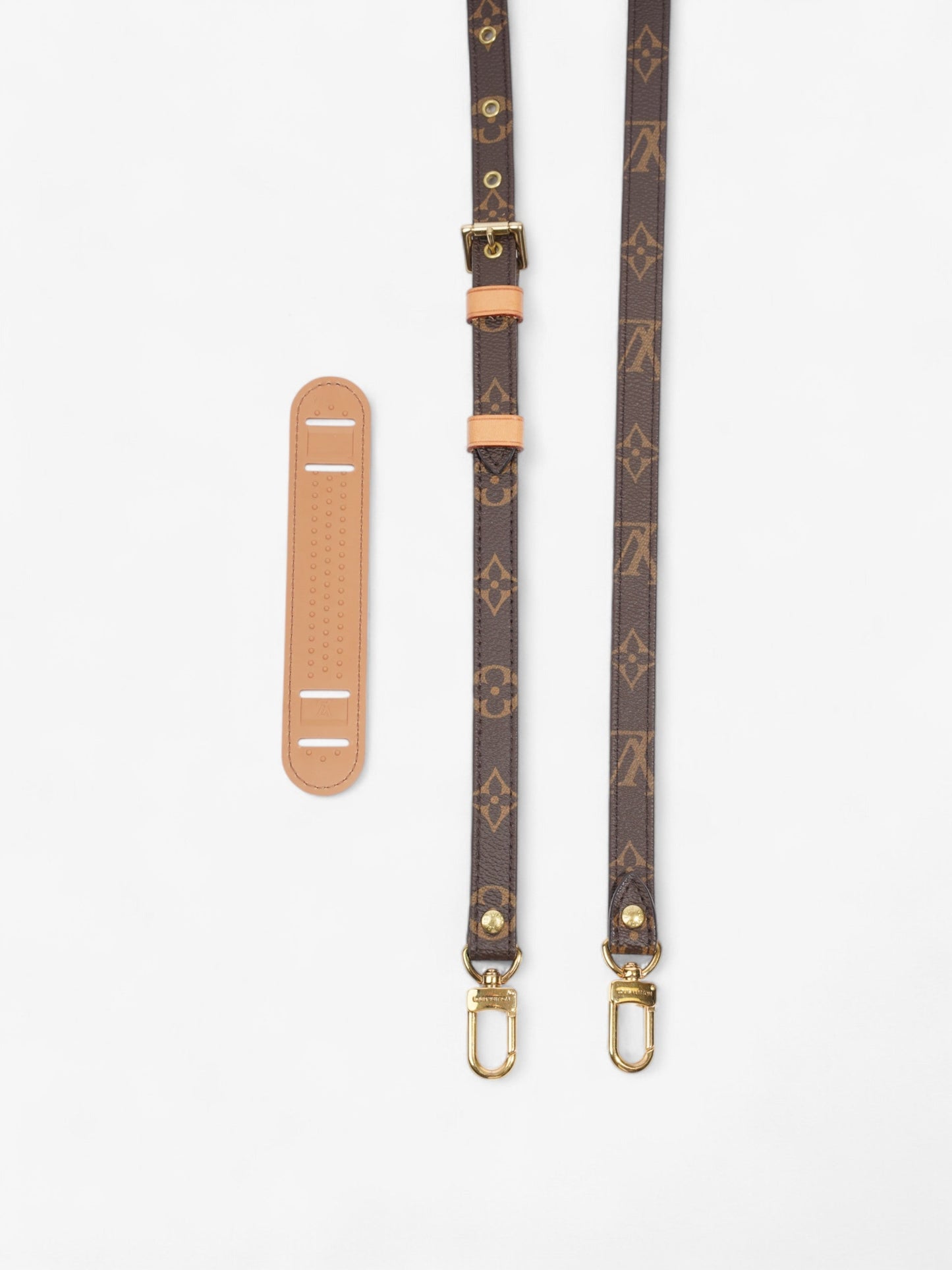 Louis Vuitton Adjustable Shoulder Strap Monogram / Gold Canvas